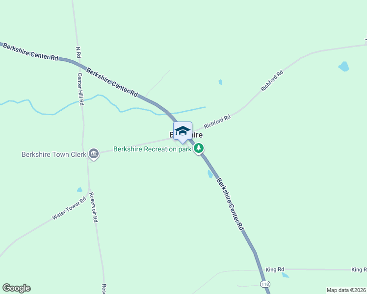 map of restaurants, bars, coffee shops, grocery stores, and more near 4850 Water Tower Road Fork in Richford