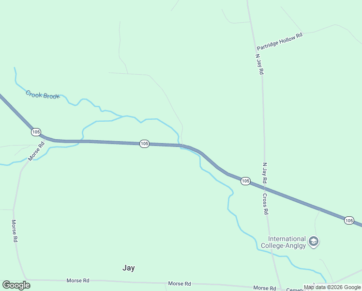 map of restaurants, bars, coffee shops, grocery stores, and more near 1777 Vermont 105 in Jay