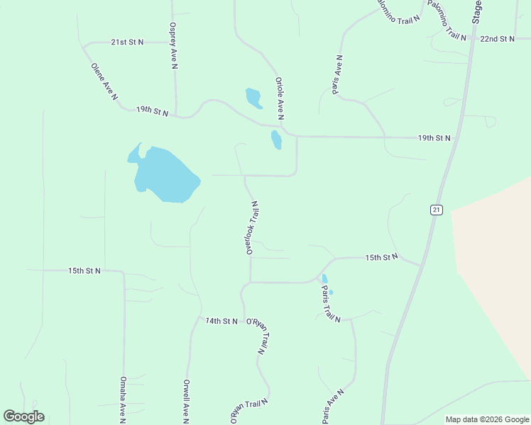 map of restaurants, bars, coffee shops, grocery stores, and more near 1685 Overlook Trail North in Washington County