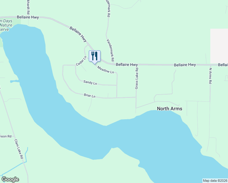 map of restaurants, bars, coffee shops, grocery stores, and more near 7359 Meadow Lane in Bellaire