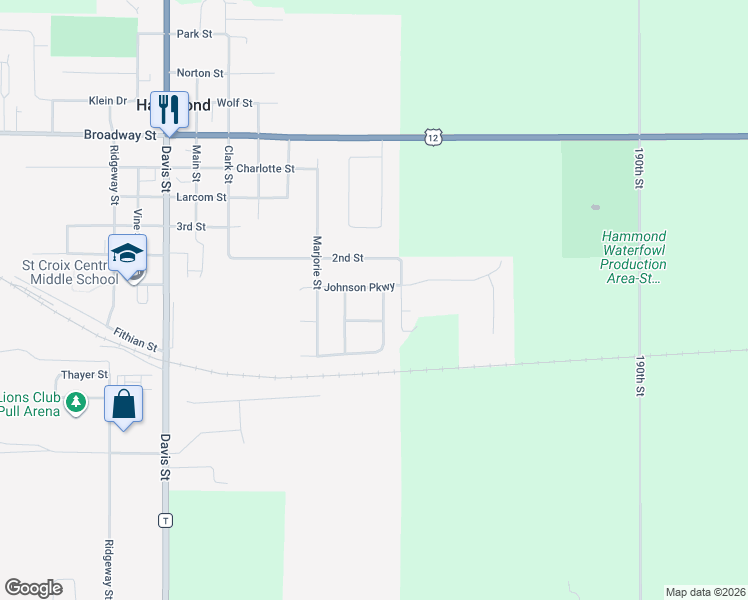 map of restaurants, bars, coffee shops, grocery stores, and more near 1315 Brookhaven Dr in Hammond