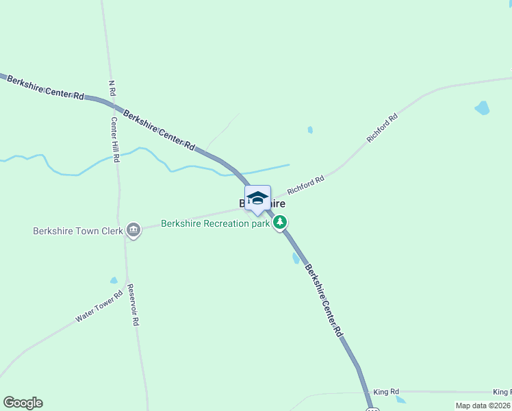 map of restaurants, bars, coffee shops, grocery stores, and more near 4850 Water Tower Road Fork in Richford