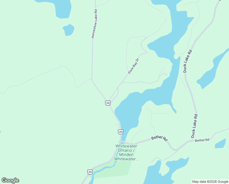 map of restaurants, bars, coffee shops, grocery stores, and more near 1027 Shanahan Trail in Minden