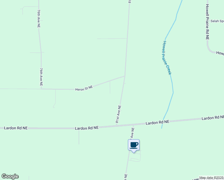 map of restaurants, bars, coffee shops, grocery stores, and more near 3495 81st Avenue Northeast in Salem