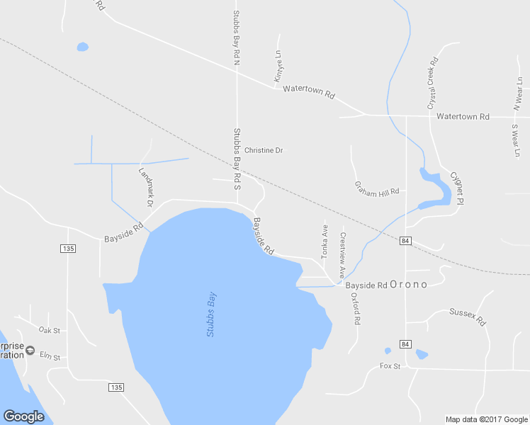 map of restaurants, bars, coffee shops, grocery stores, and more near 3568 Bayside Road in Long Lake