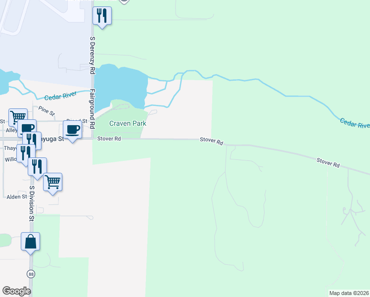 map of restaurants, bars, coffee shops, grocery stores, and more near in Bellaire