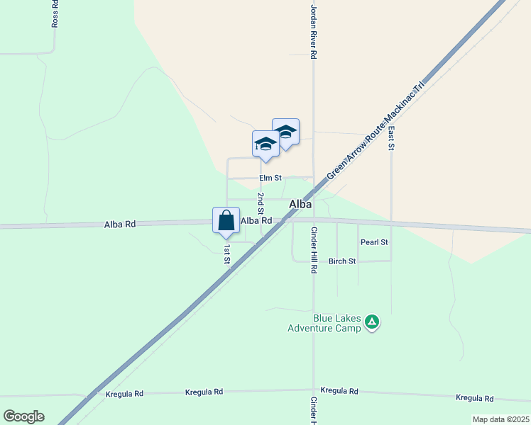 map of restaurants, bars, coffee shops, grocery stores, and more near in Alba