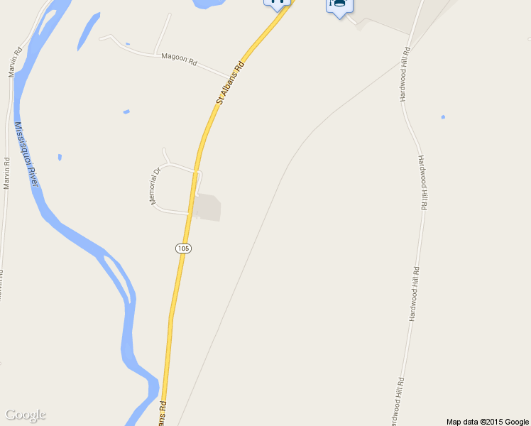 map of restaurants, bars, coffee shops, grocery stores, and more near Missisquoi Valley Rail-Trail in Richford