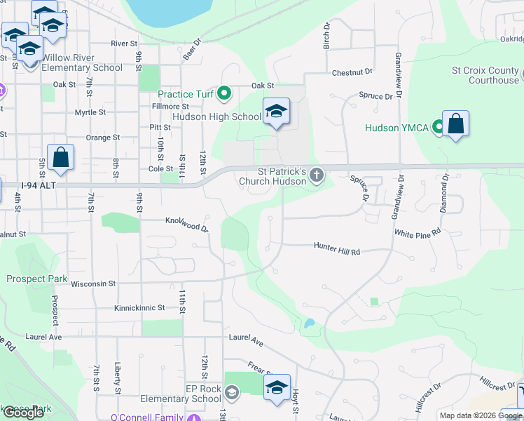 map of restaurants, bars, coffee shops, grocery stores, and more near 531 Hunter Hill Road in Hudson