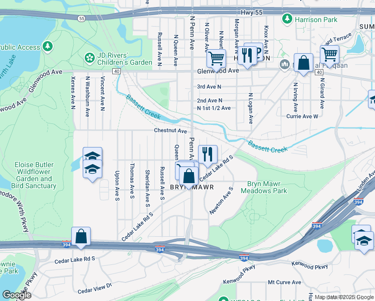 Walk Score Detail Map