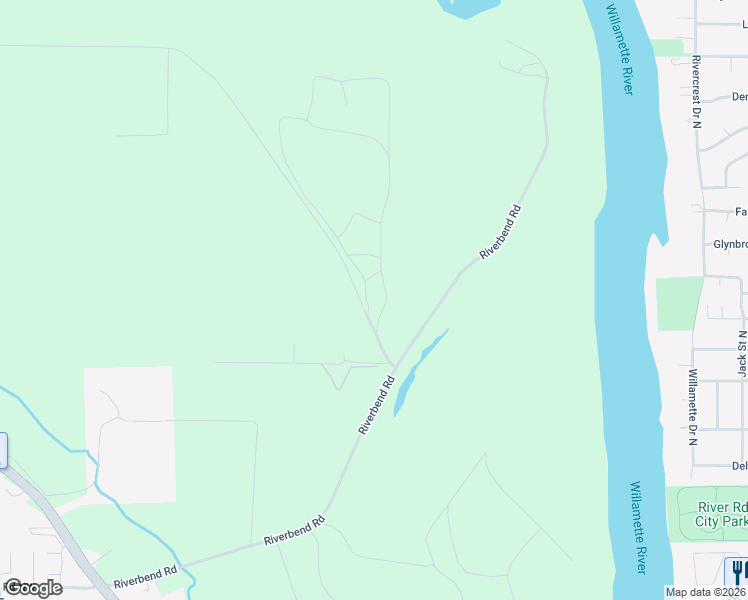 map of restaurants, bars, coffee shops, grocery stores, and more near 3095 Riverbend Road in Salem