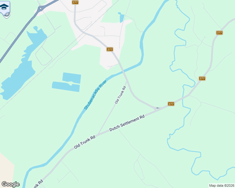 map of restaurants, bars, coffee shops, grocery stores, and more near 509 Old Trunk Road in Lantz