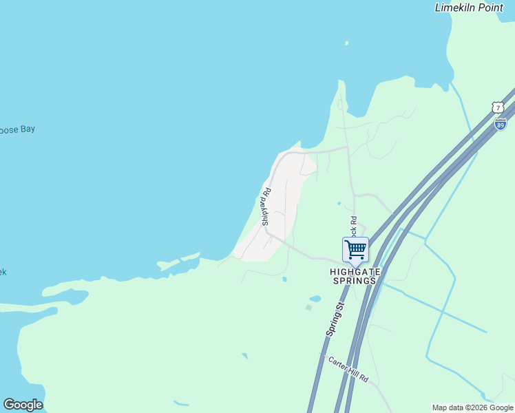 map of restaurants, bars, coffee shops, grocery stores, and more near 381 Shipyard Road in Highgate