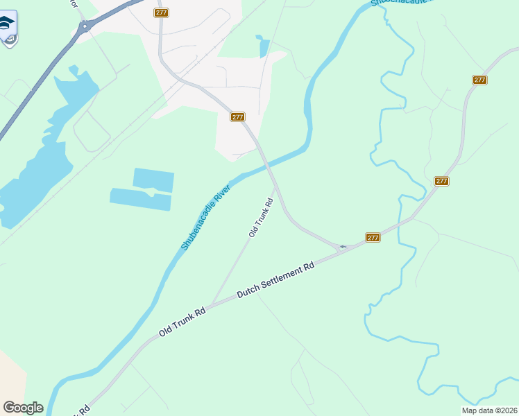 map of restaurants, bars, coffee shops, grocery stores, and more near 509 Old Trunk Road in Lantz