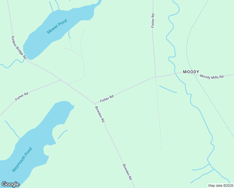 map of restaurants, bars, coffee shops, grocery stores, and more near 134 Fisher Road in Corinna