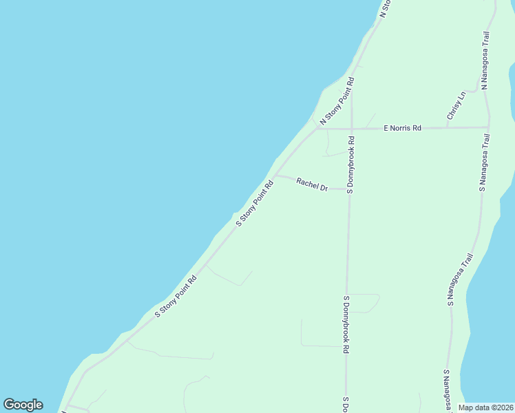 map of restaurants, bars, coffee shops, grocery stores, and more near 232 South Stony Point Road in Suttons Bay