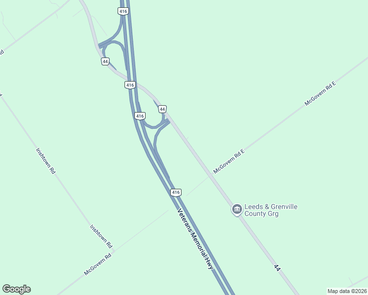 map of restaurants, bars, coffee shops, grocery stores, and more near 684 Leeds and Grenville 44 in Kemptville