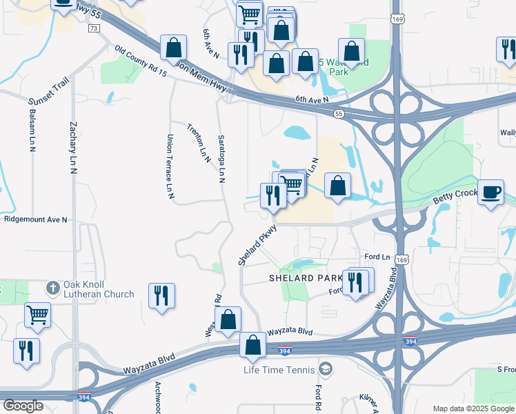 map of restaurants, bars, coffee shops, grocery stores, and more near 35 Nathan Lane North in Plymouth