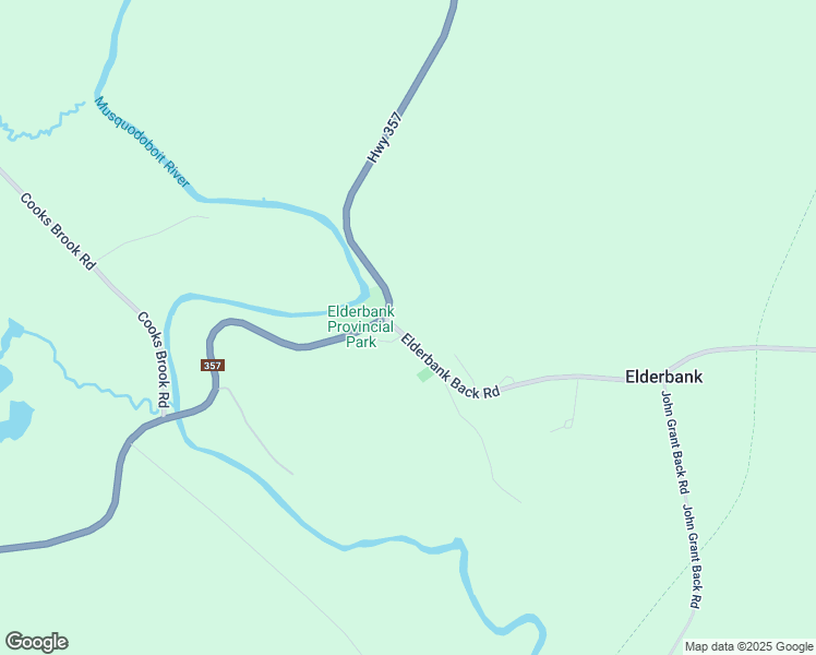 map of restaurants, bars, coffee shops, grocery stores, and more near 5828 Nova Scotia 357 in Middle Musquodoboit