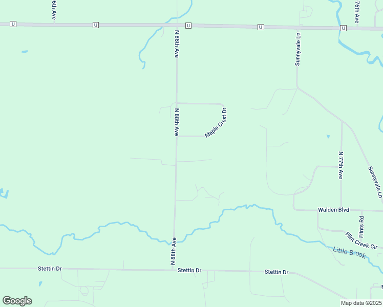 map of restaurants, bars, coffee shops, grocery stores, and more near 8400 Maple Crest Drive in Wausau