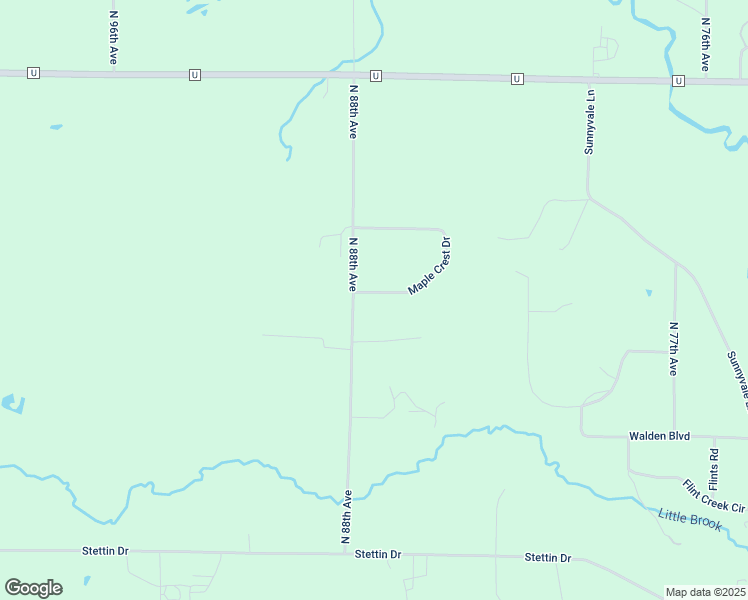 map of restaurants, bars, coffee shops, grocery stores, and more near 8400 Maple Crest Drive in Wausau