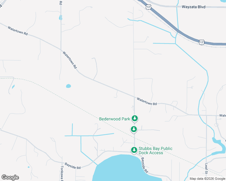 map of restaurants, bars, coffee shops, grocery stores, and more near 3725 Watertown Road in Maple Plain