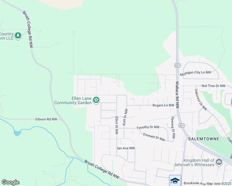 map of restaurants, bars, coffee shops, grocery stores, and more near 2617 Nautilus Avenue Northwest in Salem