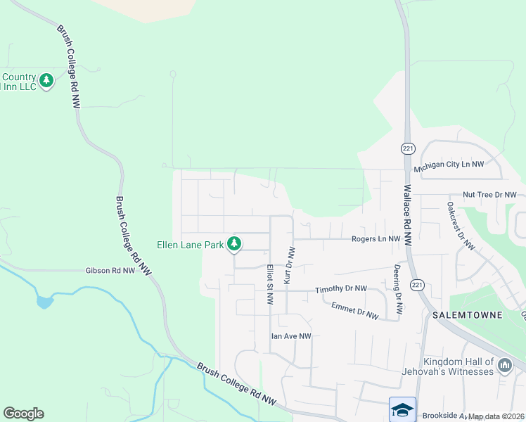 map of restaurants, bars, coffee shops, grocery stores, and more near 2617 Nautilus Avenue Northwest in Salem