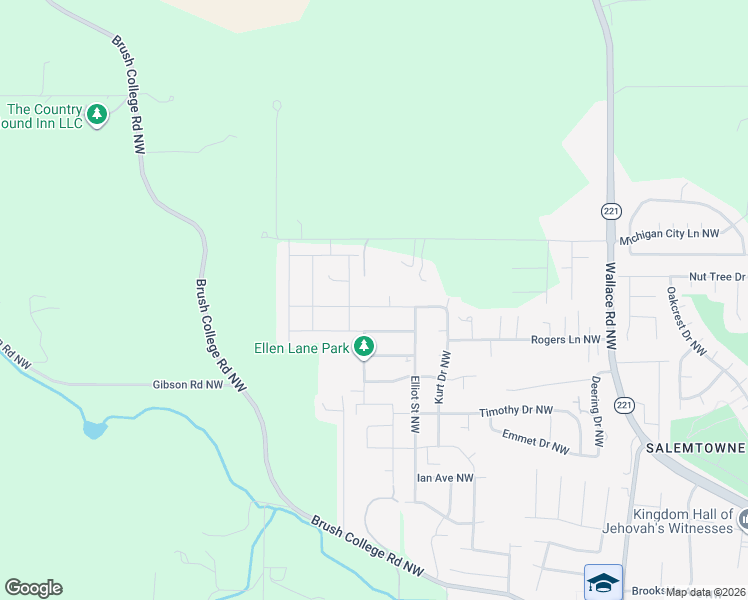 map of restaurants, bars, coffee shops, grocery stores, and more near 2667 Nautilus Avenue Northwest in Salem