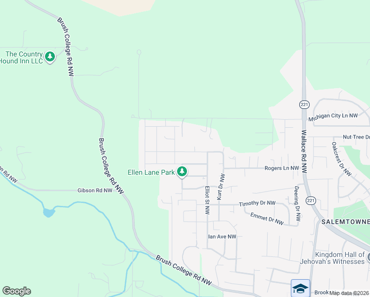 map of restaurants, bars, coffee shops, grocery stores, and more near 2667 Nautilus Avenue Northwest in Salem