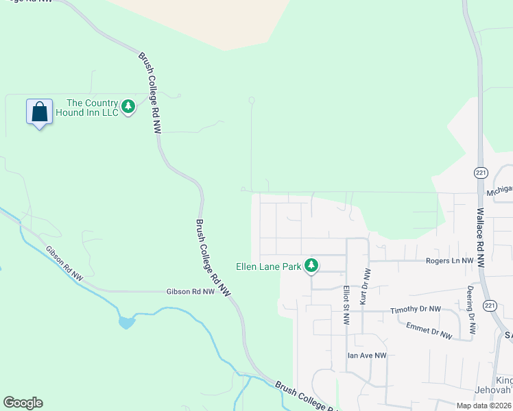 map of restaurants, bars, coffee shops, grocery stores, and more near 2988 Christina Street Northwest in Salem