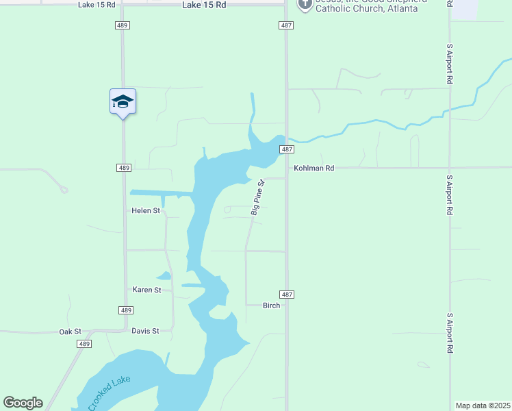 map of restaurants, bars, coffee shops, grocery stores, and more near 9851 Big Pine Street in Atlanta