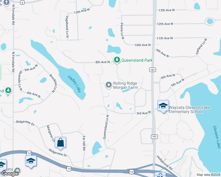 map of restaurants, bars, coffee shops, grocery stores, and more near 17920 6th Avenue North in Minneapolis