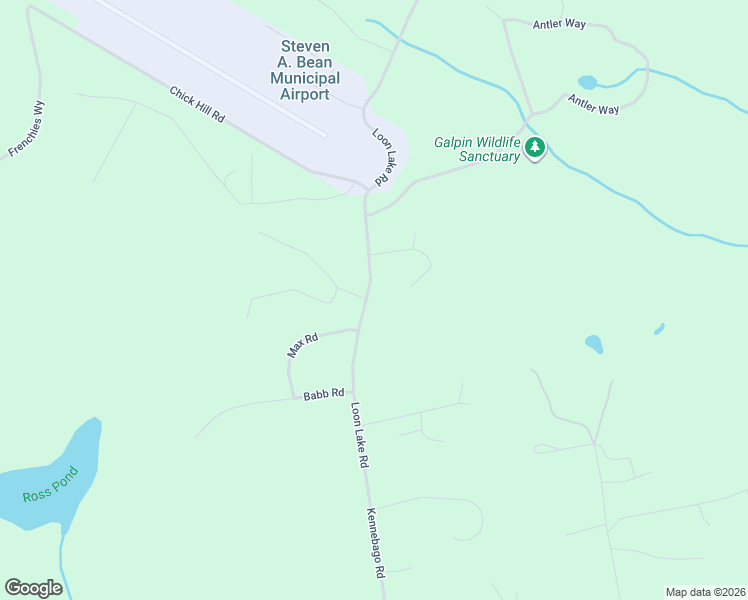 map of restaurants, bars, coffee shops, grocery stores, and more near 266 Loon Lake Road in Rangeley