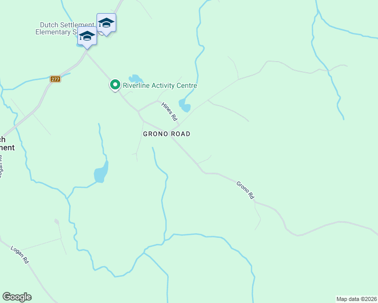 map of restaurants, bars, coffee shops, grocery stores, and more near 189 Grono Road in Dutch Settlement