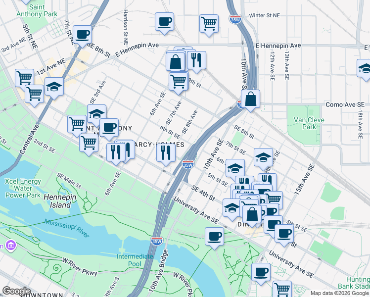 Walk Score Detail Map