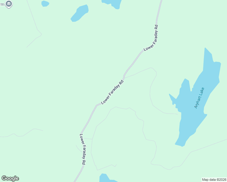 map of restaurants, bars, coffee shops, grocery stores, and more near 455 Lower Faraday Road in Harcourt