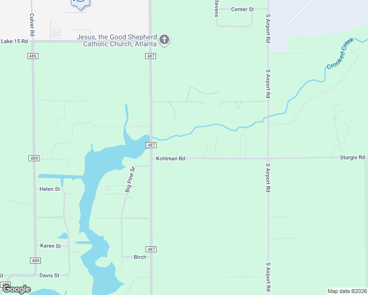 map of restaurants, bars, coffee shops, grocery stores, and more near 12604-12720 Kohlman Road in Atlanta