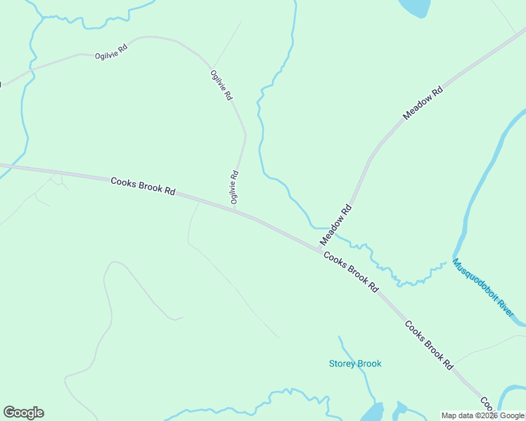 map of restaurants, bars, coffee shops, grocery stores, and more near 342 Cooks Brook Road in Middle Musquodoboit