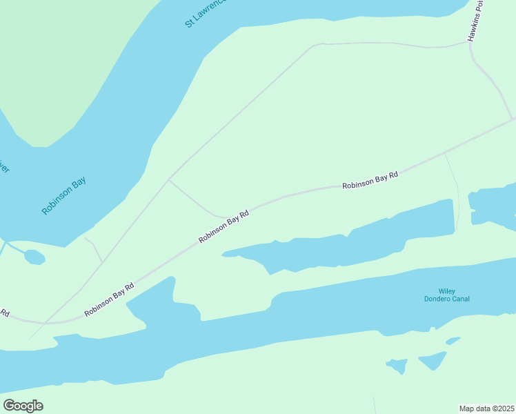 map of restaurants, bars, coffee shops, grocery stores, and more near Robinson Bay Road in St. Lawrence County