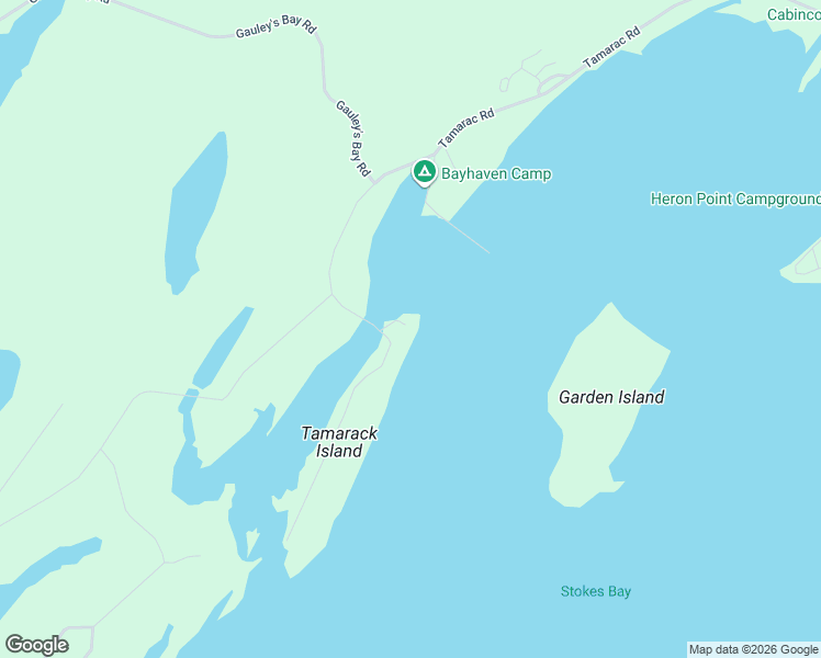 map of restaurants, bars, coffee shops, grocery stores, and more near 227 Tamarac Road in Lion's Head