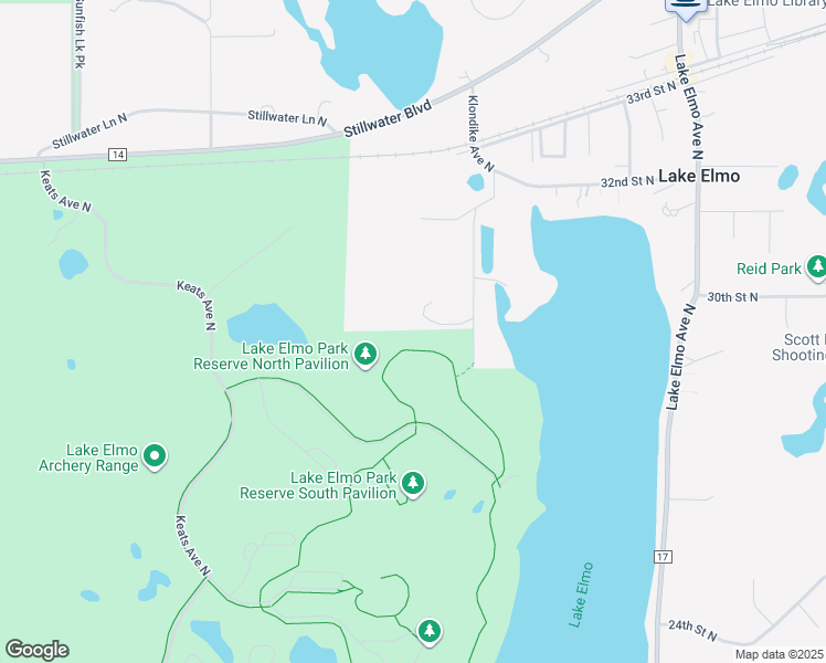 map of restaurants, bars, coffee shops, grocery stores, and more near in Lake Elmo