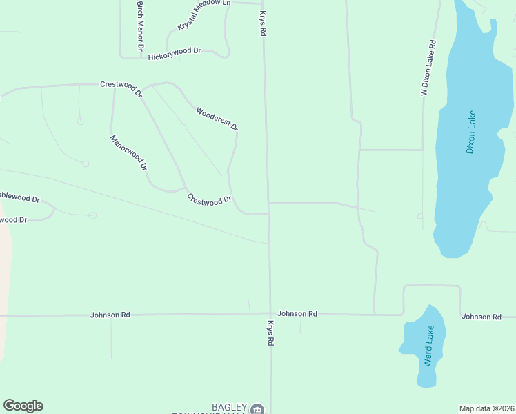 map of restaurants, bars, coffee shops, grocery stores, and more near 2100-2666 Krys Road in Gaylord