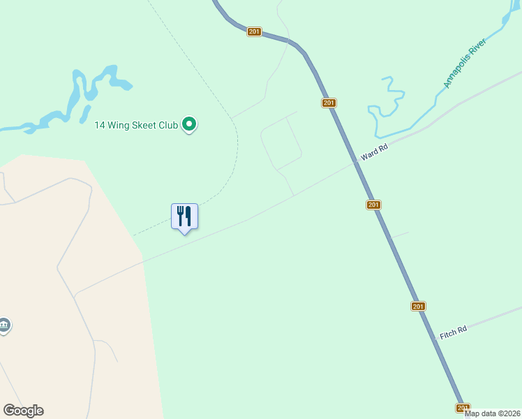 map of restaurants, bars, coffee shops, grocery stores, and more near 157 Ward Road in Kingston