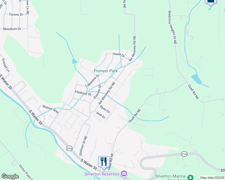 map of restaurants, bars, coffee shops, grocery stores, and more near 1550 Bison Street in Silverton