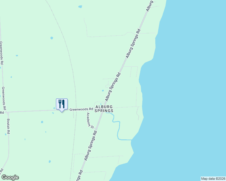 map of restaurants, bars, coffee shops, grocery stores, and more near 152 Alburg Springs Road in Alburgh