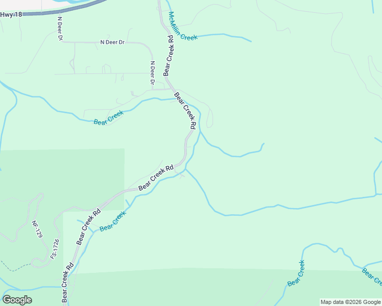 map of restaurants, bars, coffee shops, grocery stores, and more near 835 Bear Creek Road in Otis