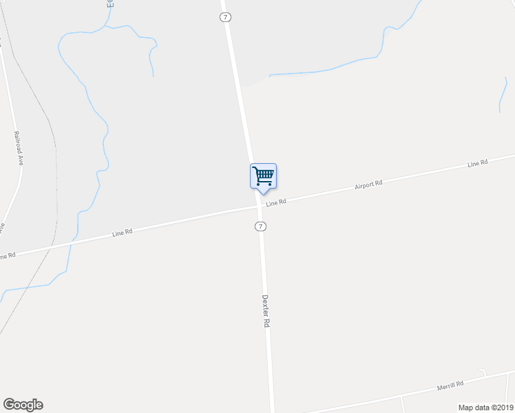 map of restaurants, bars, coffee shops, grocery stores, and more near 77 Line Road in Dexter