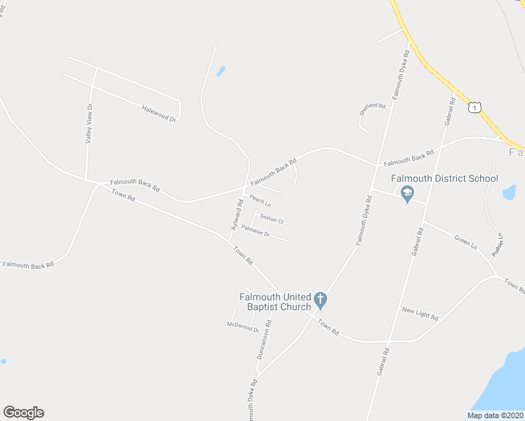 map of restaurants, bars, coffee shops, grocery stores, and more near 7 Sexton Court in Falmouth