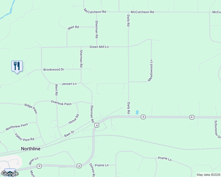 map of restaurants, bars, coffee shops, grocery stores, and more near 924 Daily Road in Hudson